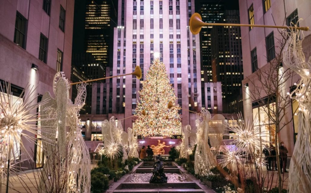 José Feliciano y CNCO en encendido de árbol del Rockefeller Center