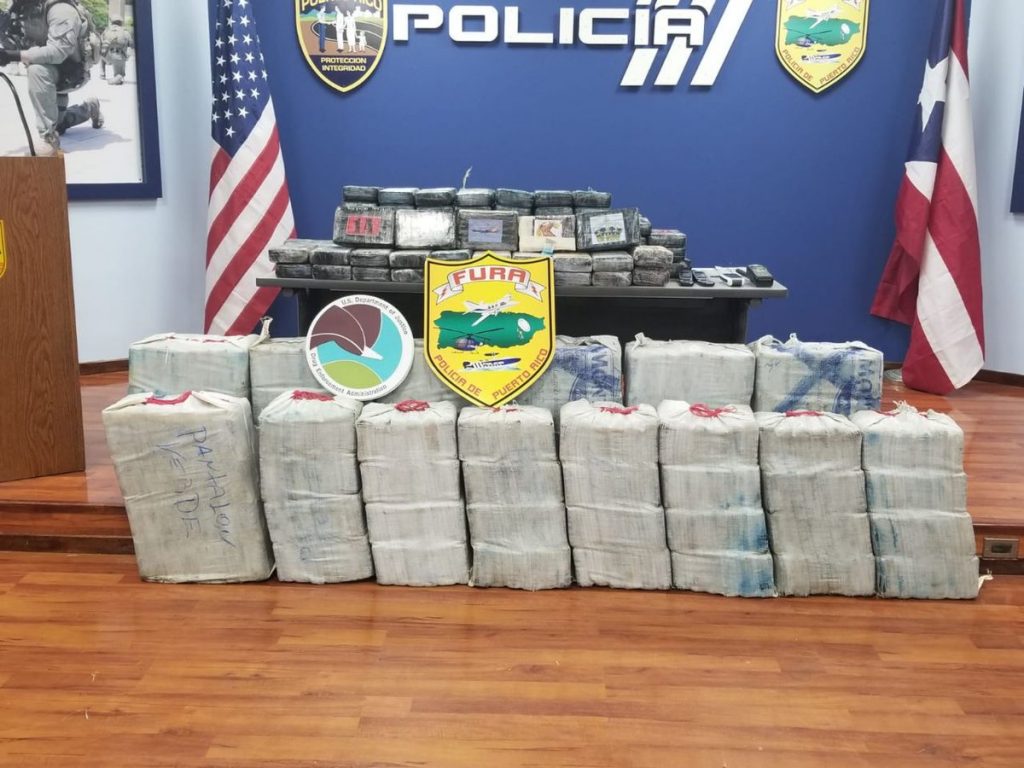 Incautan en Puerto Rico cargamento de cocaína de 6,4 millones de dólares