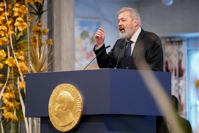 El Nobel de la Paz ruso Murátov dona su premio a entidades solidarias