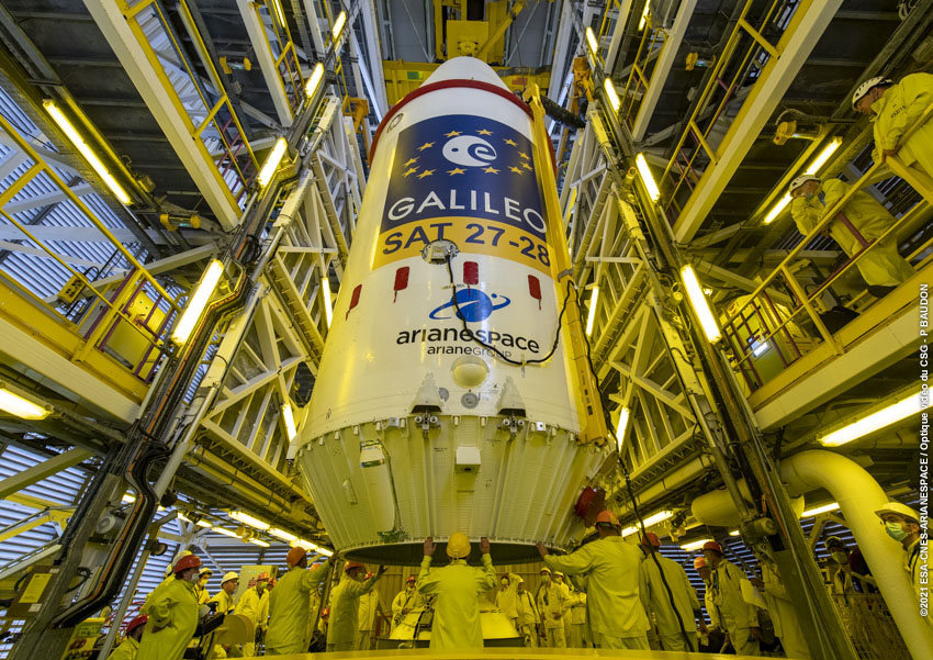 Vuelven a posponer el lanzamiento de dos satélites Galileo
