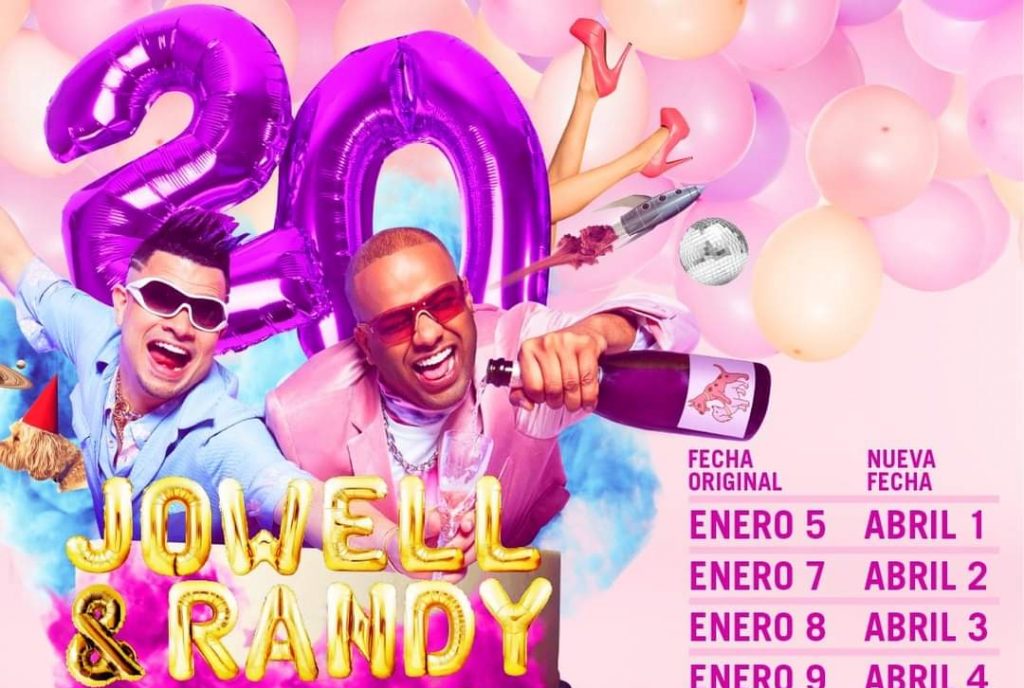 Aplazan conciertos de Tommy Torres y Jowell y Randy por repunte de COVID-19 en Puerto Rico