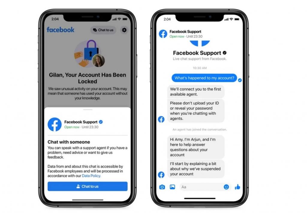 Facebook dará soporte por chat en directo a creadores