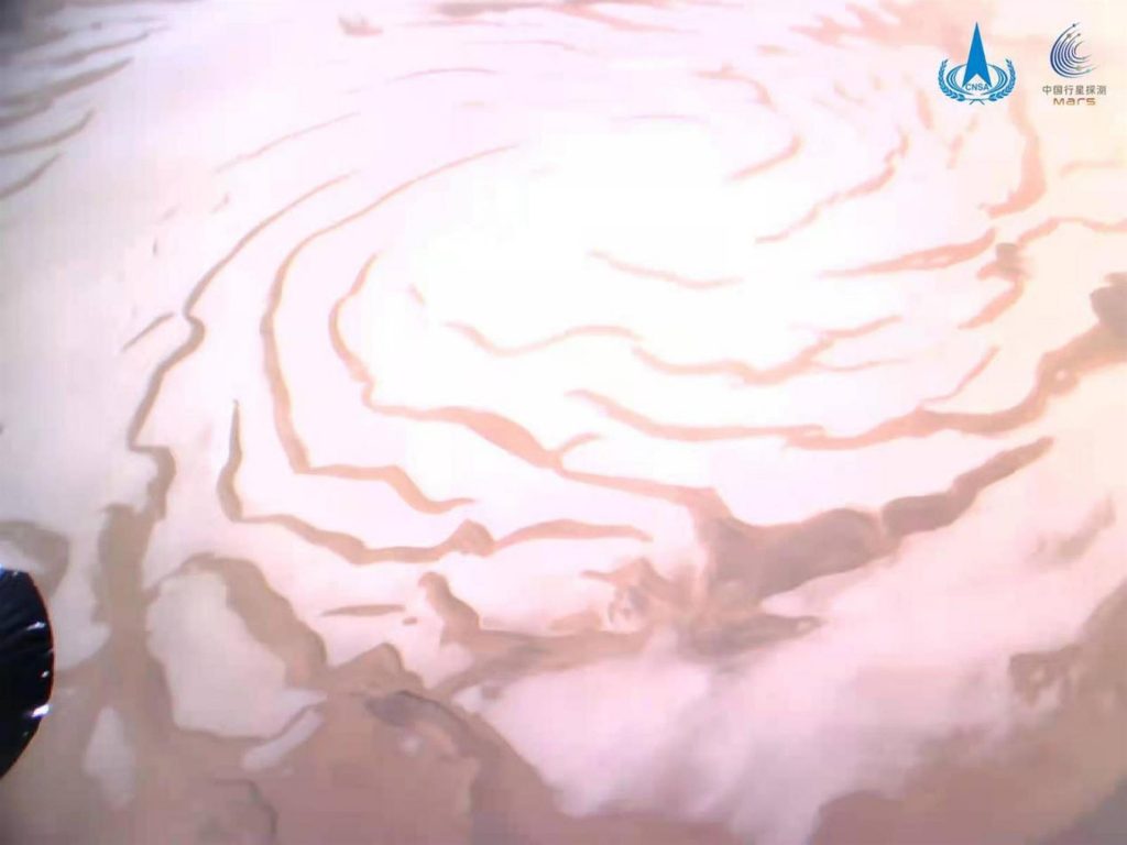 El planeta Marte visto desde la misión china Tianwen-1