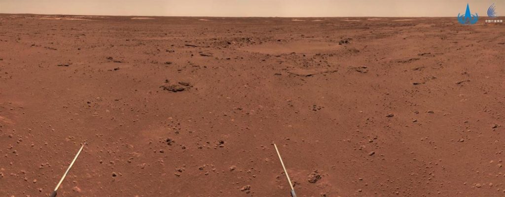 El planeta Marte visto desde la misión china Tianwen-1