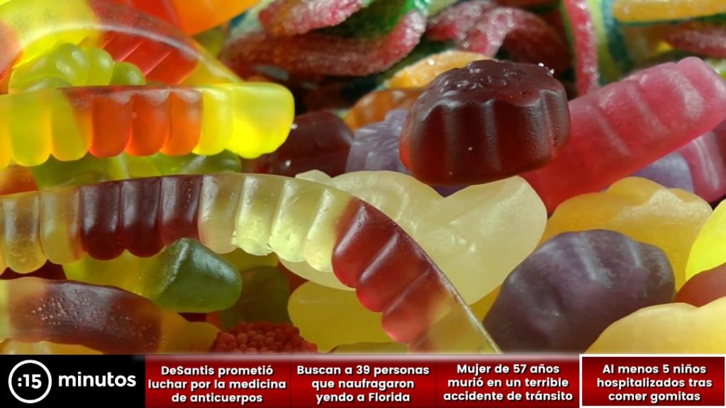 5 niños hospitalizados tras ingerir gomitas en Florida