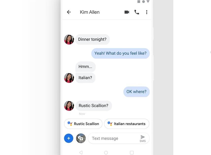 La versión beta de mensajes de Google trae reacciones desde iMessage para Android