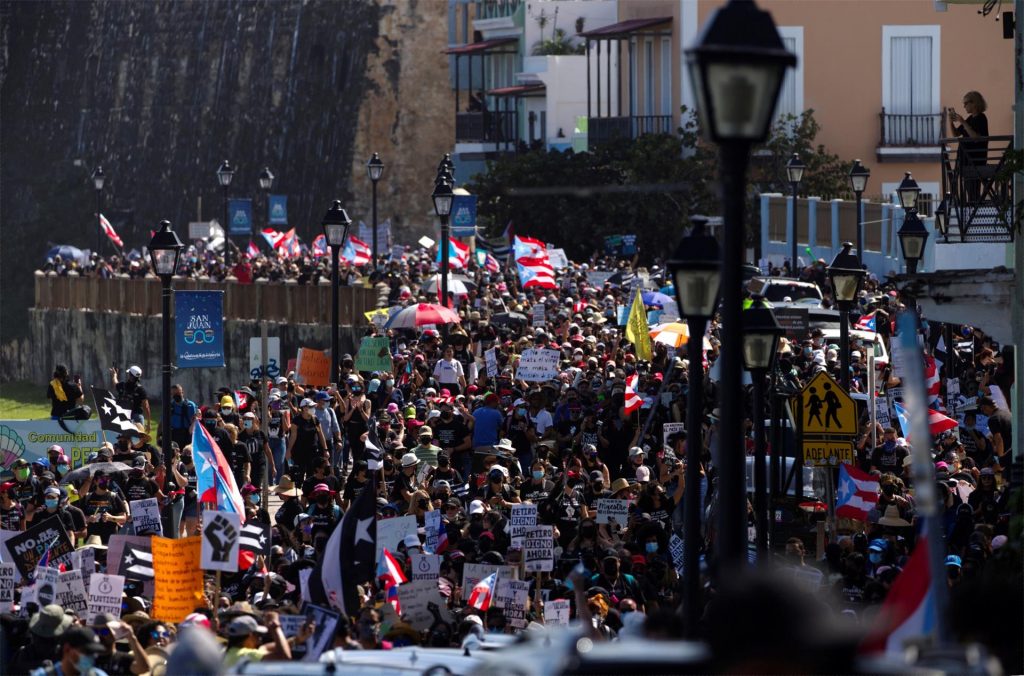 Masivas protestas del sector público en San Juan por su precariedad laboral