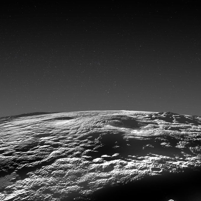 Los volcanes de hielo configuraron el paisaje de una parte de Plutón