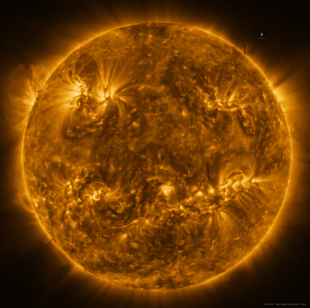 Solar Orbiter toma imágenes del Sol con una resolución sin precedentes