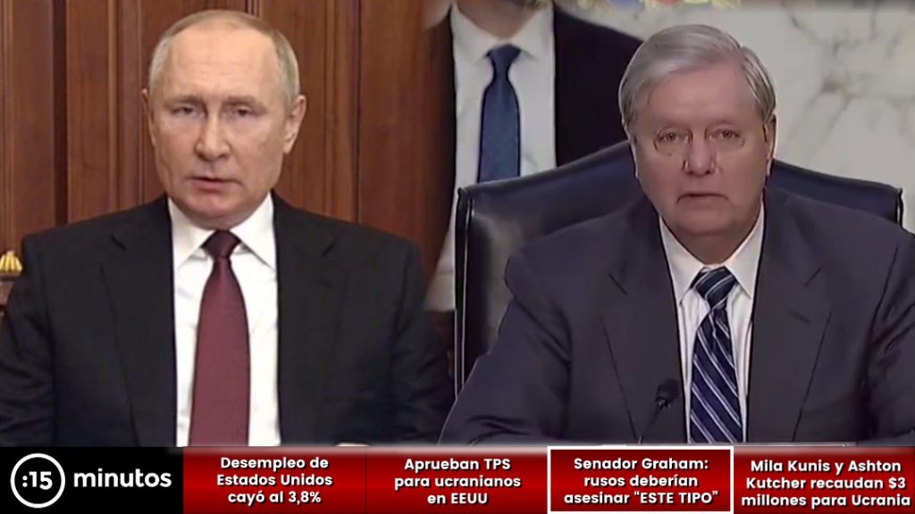 Senador Graham pareció pedir el asesinato de Putin