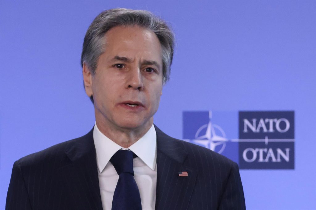 Blinken asegura que al permitir que Putin viole principios comunes se "abrirá caja de Pandora"