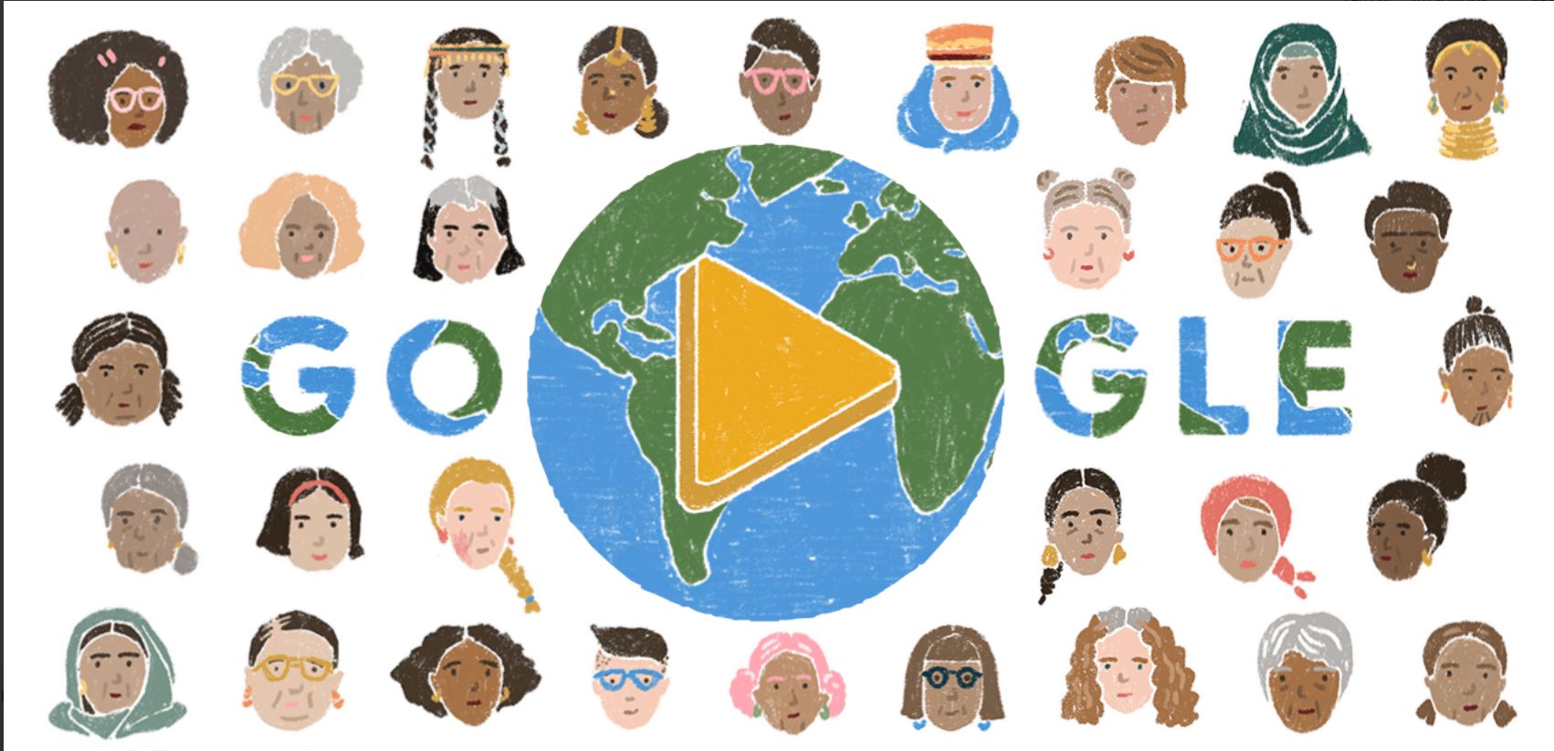 Google homenajea con un doodle a las mujeres en su día