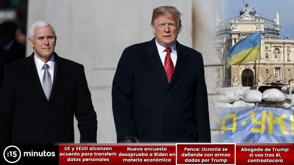 Pence instó al gobierno de Joe Biden a no enviar más aviones de combate a Ucrania.