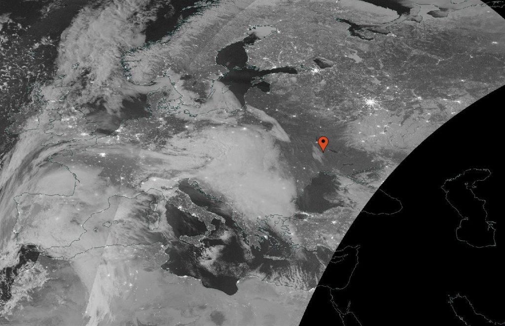 Imágenes de la NASA muestran una Ucrania a oscuras a 21 días de la invasión rusa