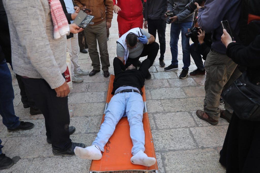 Al menos 156 heridos en la Explanada de las Mezquitas de Jerusalén