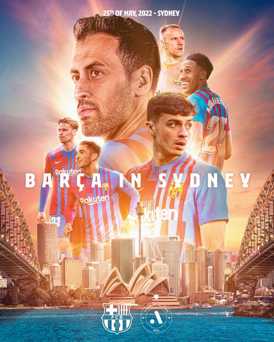 FC Barcelona jugará en Sídney un amistoso el 25 de mayo