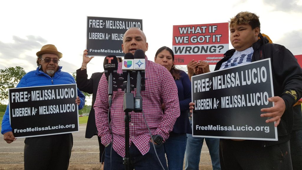 Familia de Melissa Lucio pide su liberación tras lograr la suspensión de su ejecución