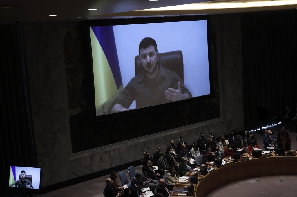 Zelenski exigió al Consejo de Seguridad de la ONU una reforma para avanzar ante el veto ruso
