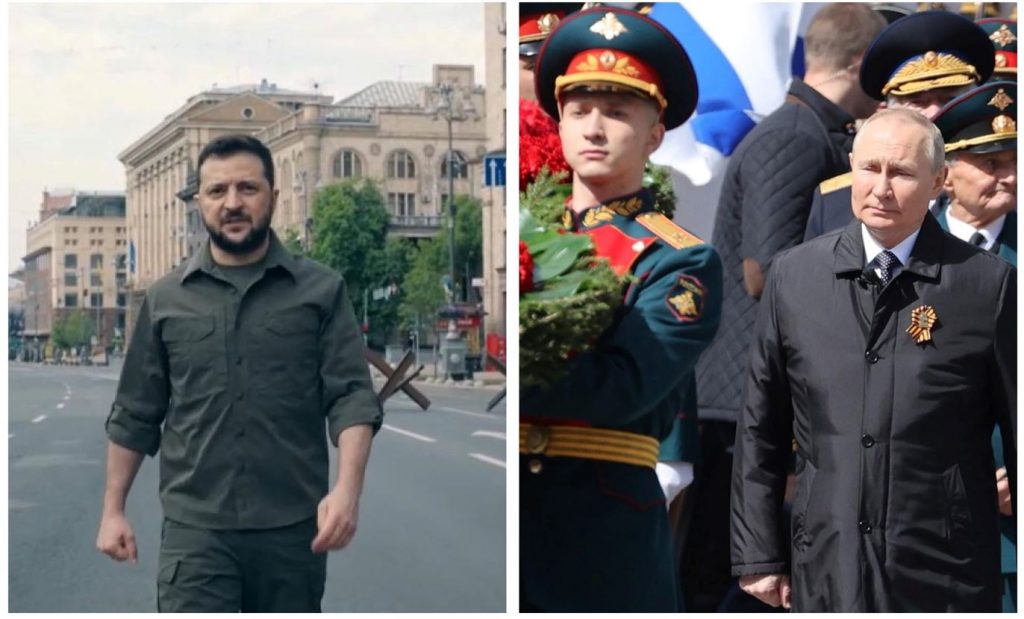 Putin y Zelenski invocan lucha contra el nazismo al conmemorar el 9 de mayo