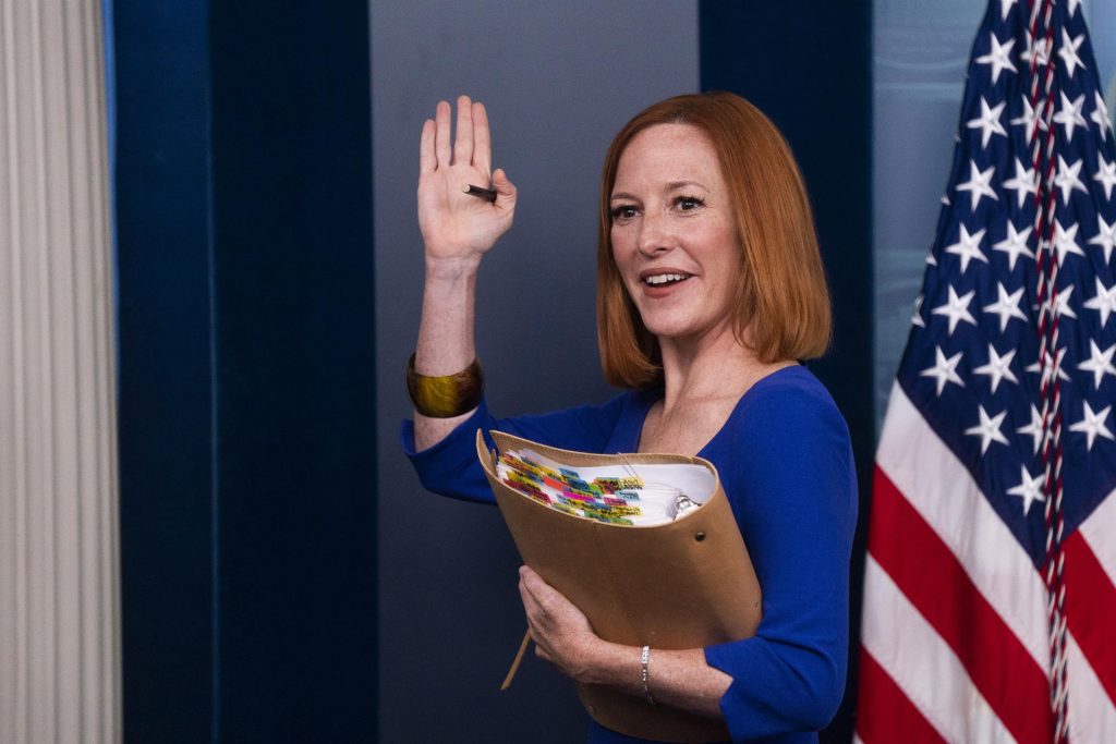 Jen Psaki se despidió como portavoz de Biden