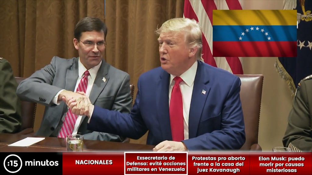 Secretario de Defensa de Trump aseguró que evitó acciones militares en Venezuela