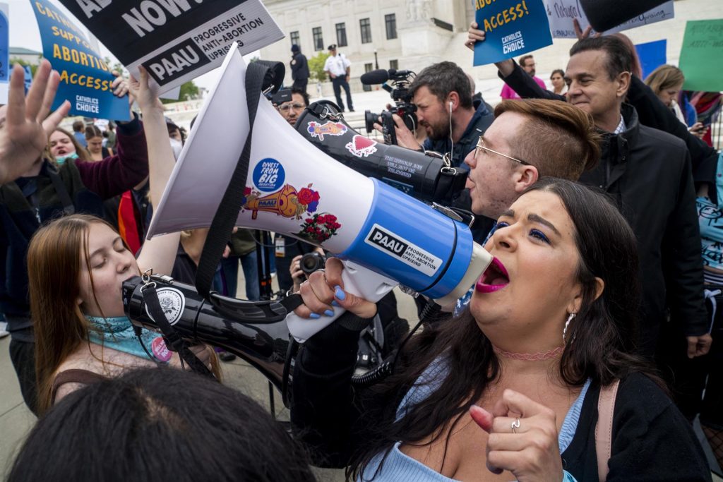 EEUU vive sus primeras protestas ante el posible fallo antiaborto del Supremo