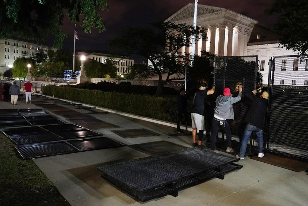 Una valla de 2 metros rodea el Supremo de EEUU tras las protestas del aborto
