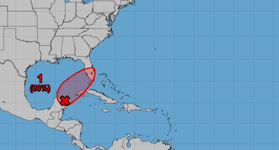 Onda tropical generará fuertes lluvias en Florida