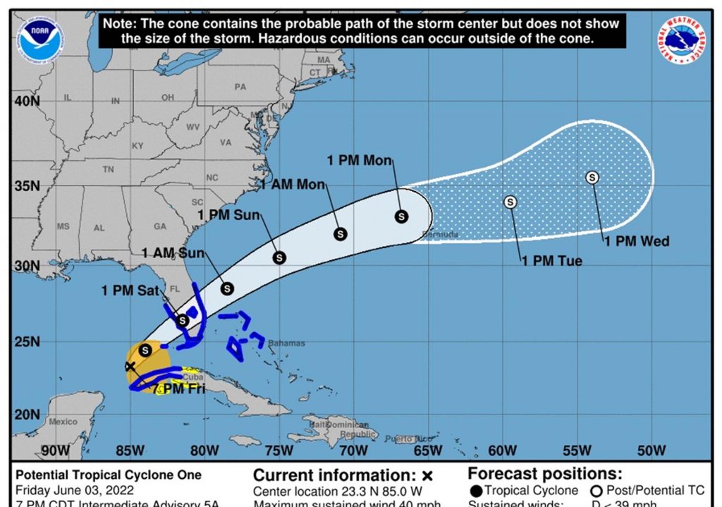 Primera tormenta de la temporada de huracanes llega al sur de Florida