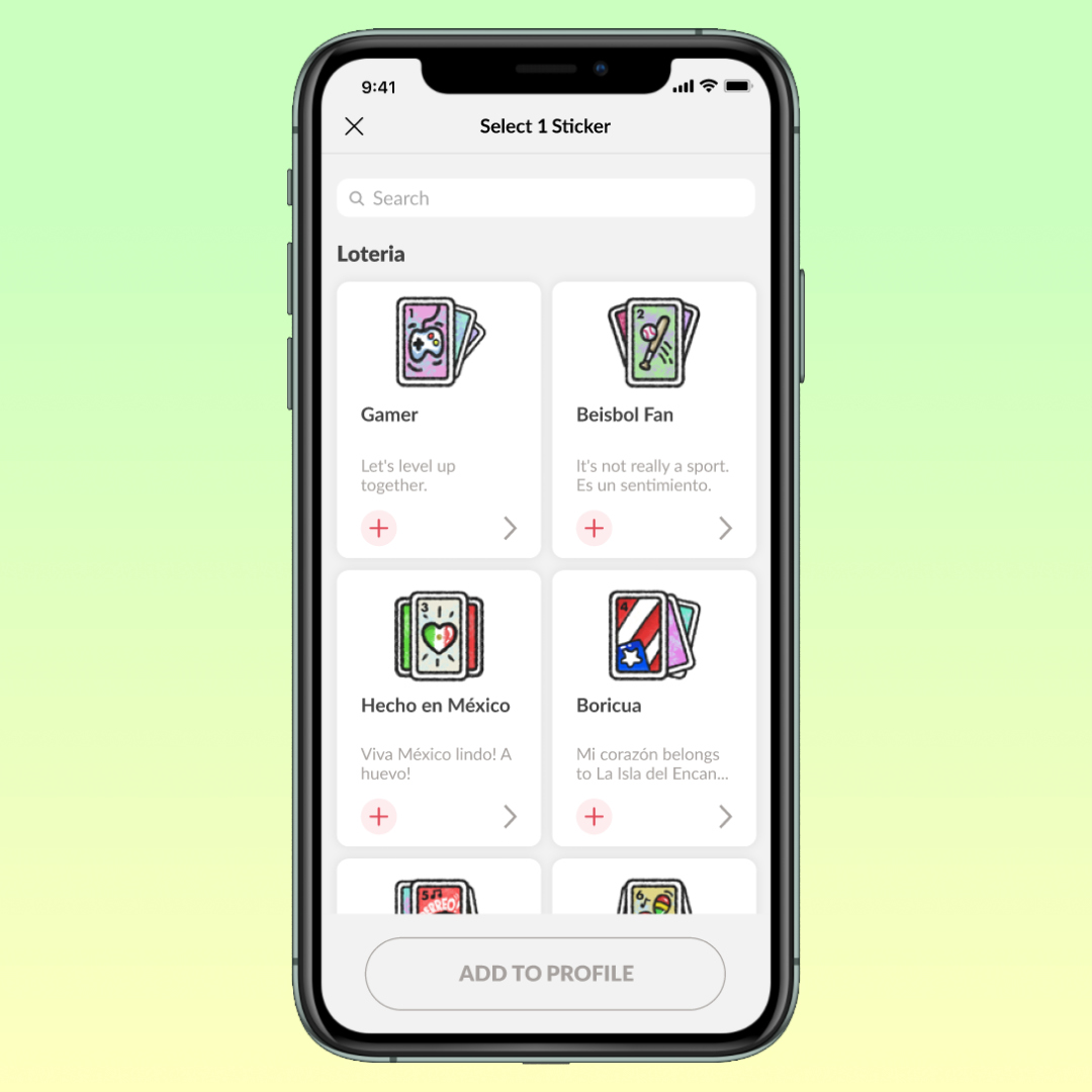 Chispa App Sticker Collection App de citas Chispa crea stickers de gustos latinos - 15 minutos