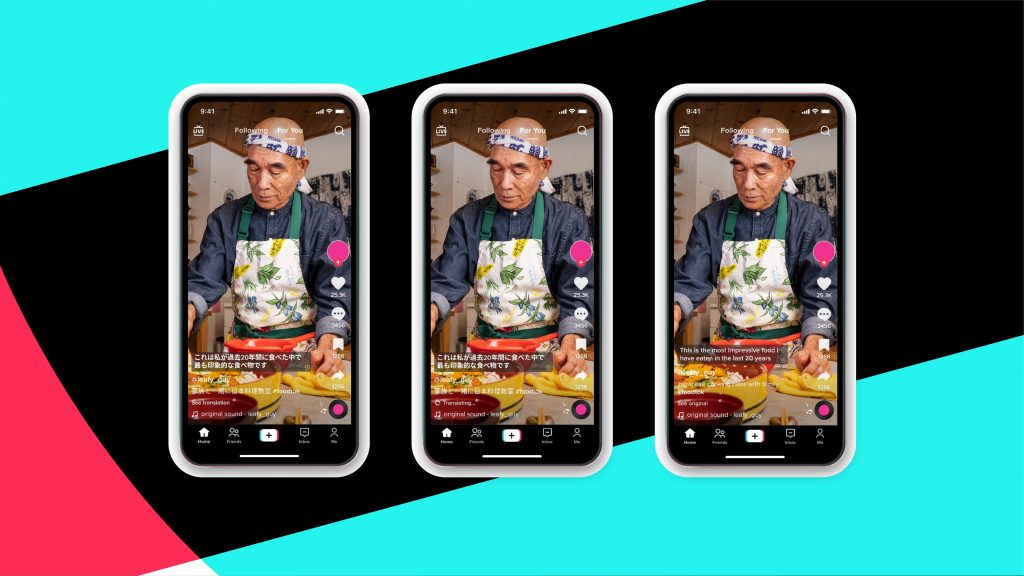Tiktok introduce las traducciones de subtítulos, descripciones y stickers de texto en los vídeos