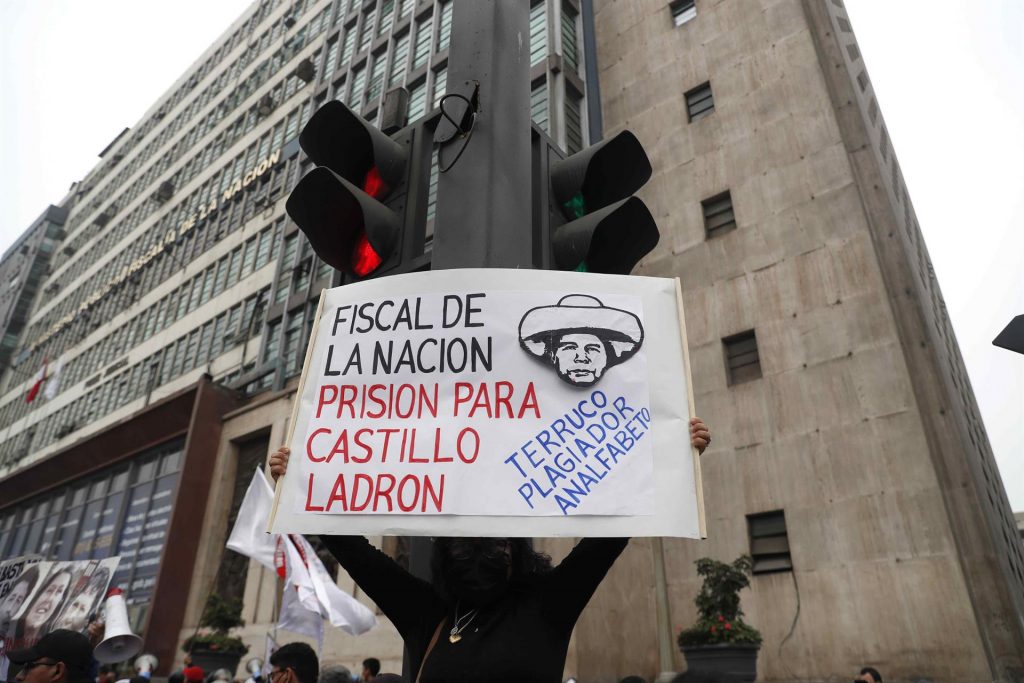Fiscalía peruana abre una sexta investigación a Castillo por atentar contra la tranquilidad pública