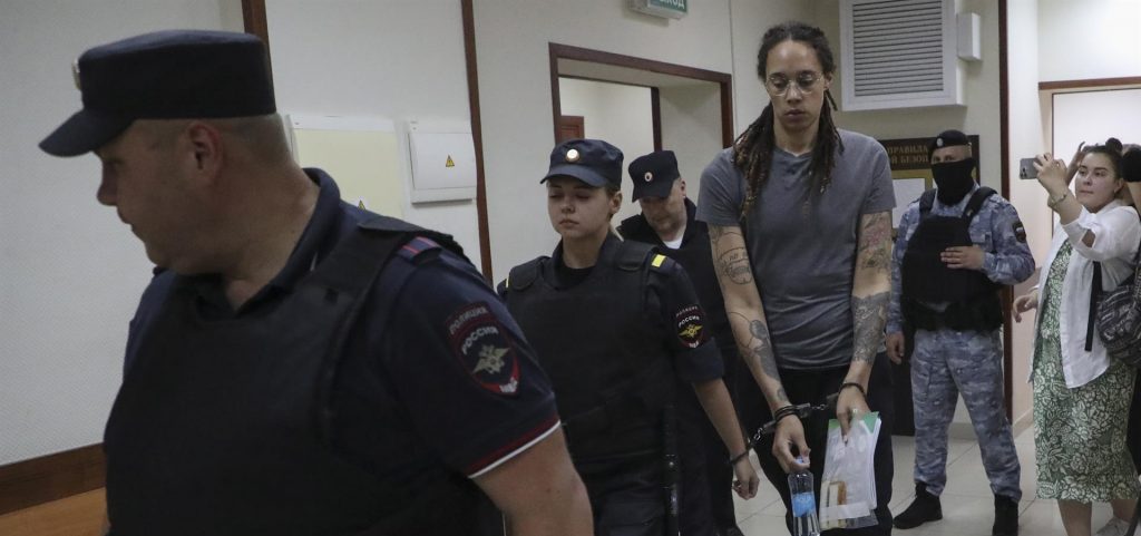Fiscalía de Rusia pide 9,5 años de prisión para Brittney Griner porque su culpa ha sido probada completamente