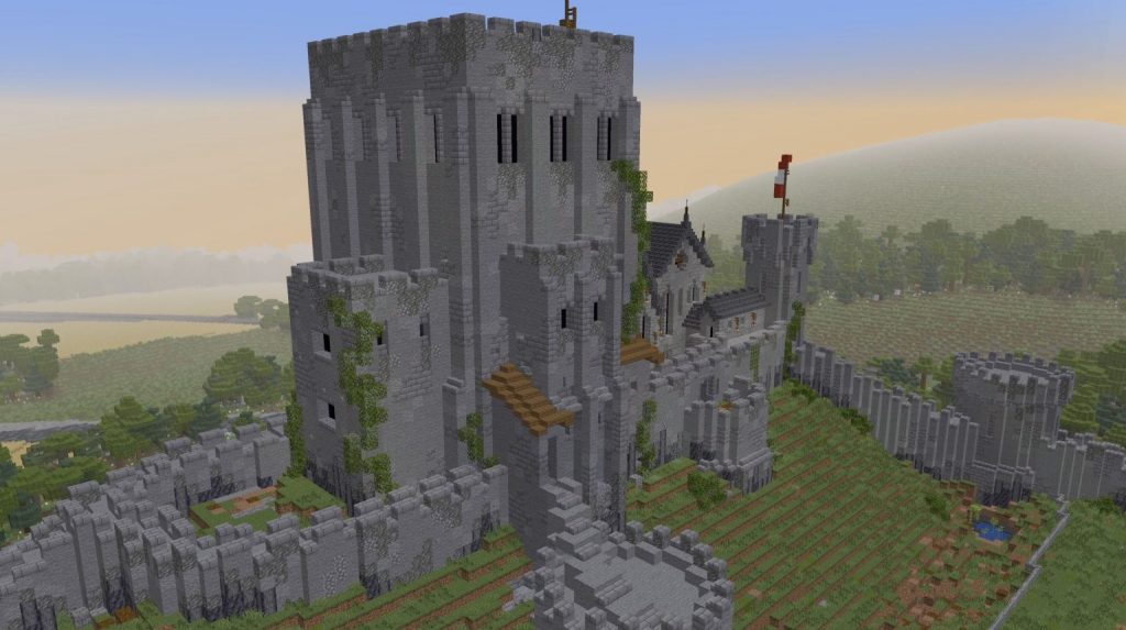 Xbox se asocia con National Trust para recrear el Castillo de Corfe en Minecraft
