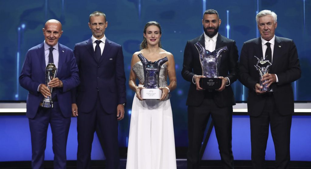 Premios de la UEFA a los mejores: Putellas-Benzema-Ancelotti y Wiegman