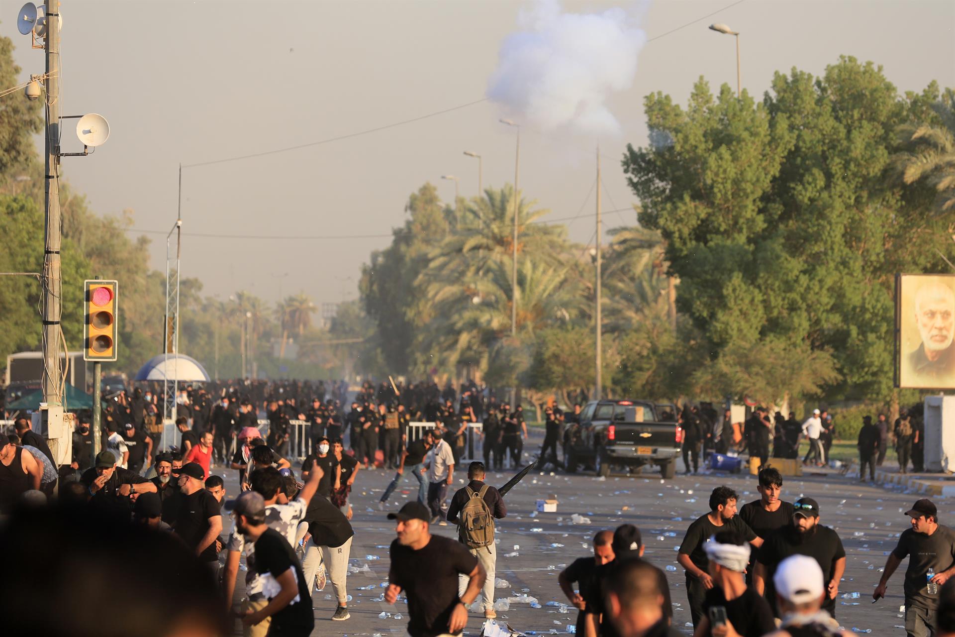 Ascienden a 11 los muertos por las protestas de sadristas en Bagdad