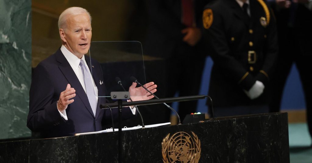 Rusia quiere borrar a Ucrania del mapa, denunció Biden ante la ONU