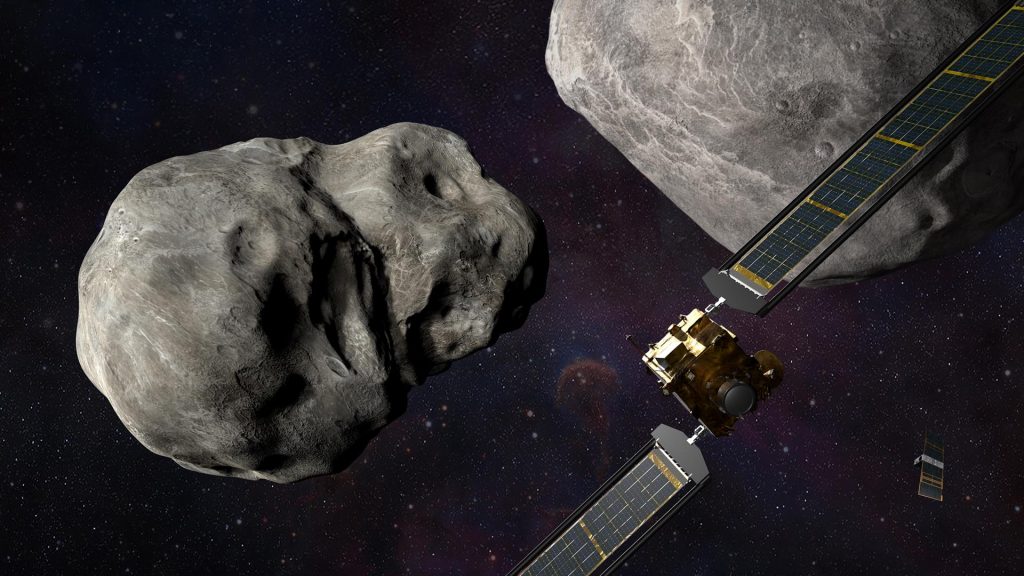 Todo indica que el asteroide Dimorphos impactado por la nave DART desvió ligeramente su trayectoria