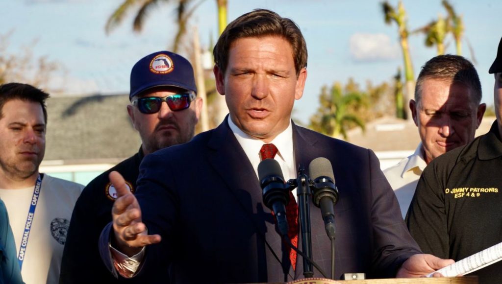DeSantis anuncia la activación de un sitio web oficial para voluntarios