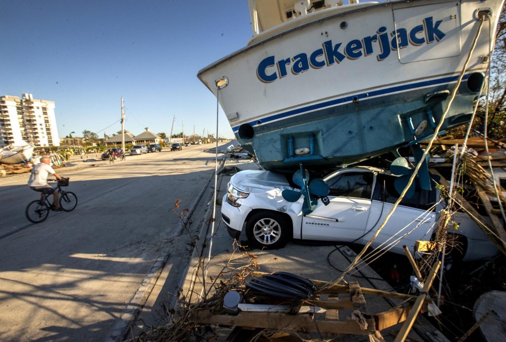 Cifra oficial de muertos por el impacto del huracán Ian en Florida sube a 23