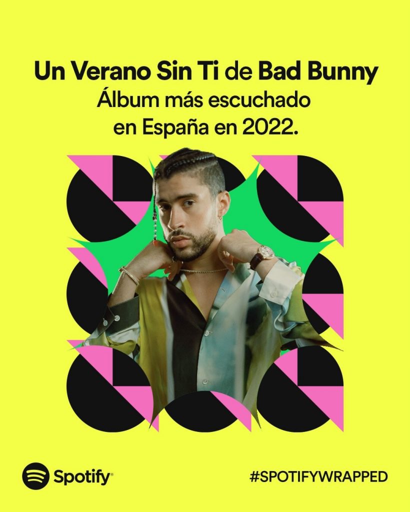 Bad Bunny y Harry Styles encabezan la lista de los más escuchados en Spotify en 2022