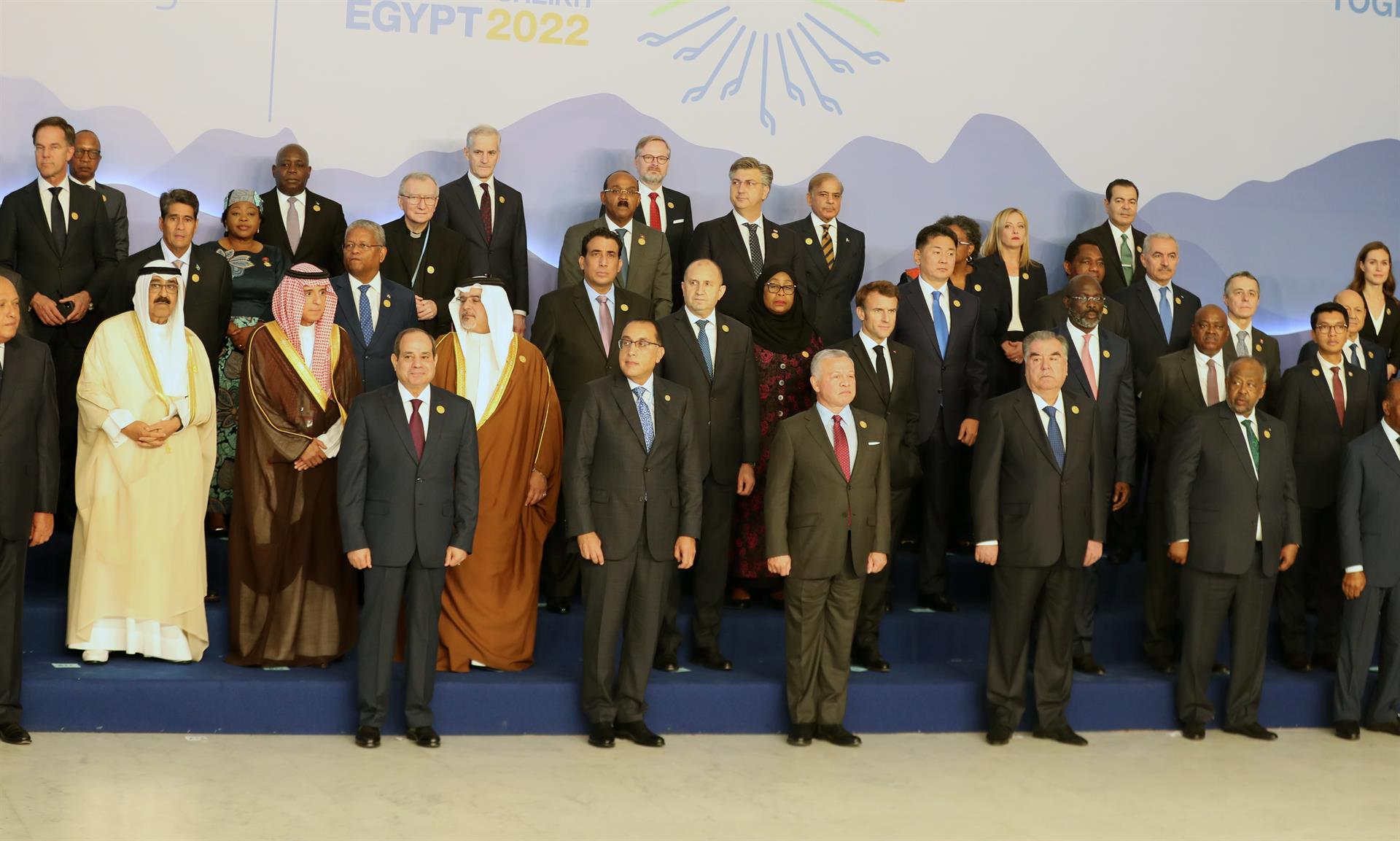 Jefes de Estado y de Gobierno llegan a la COP27 para asistir a cumbre líderes