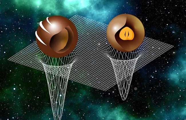 Las estrellas de neutrones se parecen a los bombones