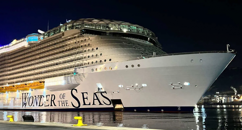 El crucero más grande del mundo ahora se hospeda en Puerto Cañaveral