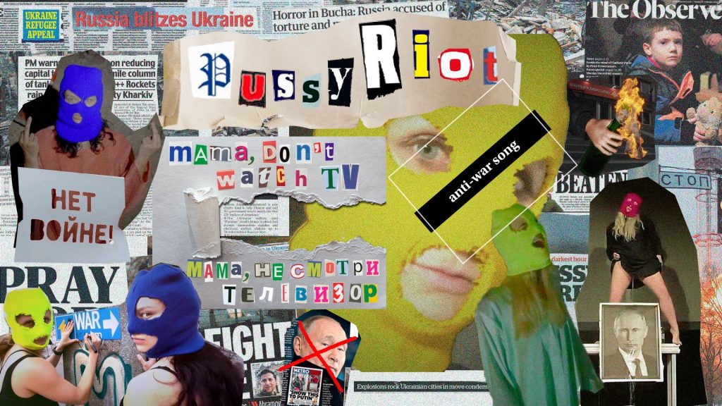 (+Video) Las Pussy Riot provocan a Rusia con un video musical contra la guerra en Ucrania