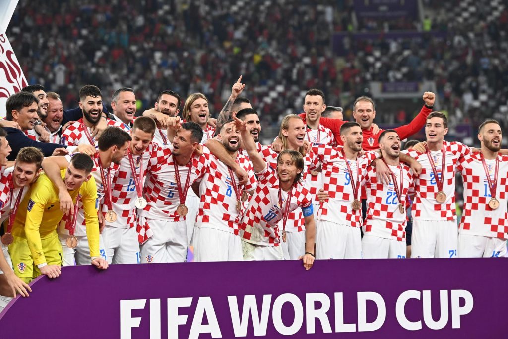 (+Fotos) Croacia celebra su ingreso en el grupo de selecciones que repite podio
