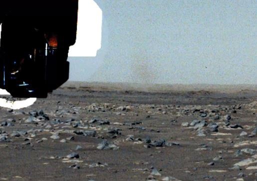Equipo del Perseverance logró grabar el sonido de un remolino de polvo en Marte