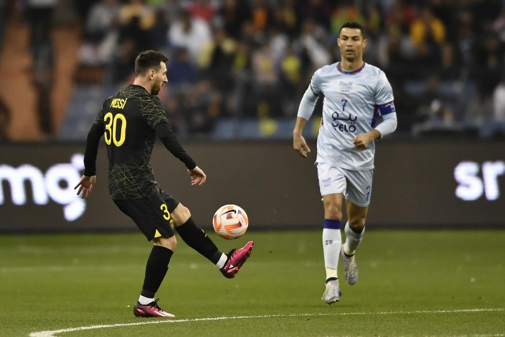 Arabia Saudí se emociona con el posible último baile de Messi y Cristiano