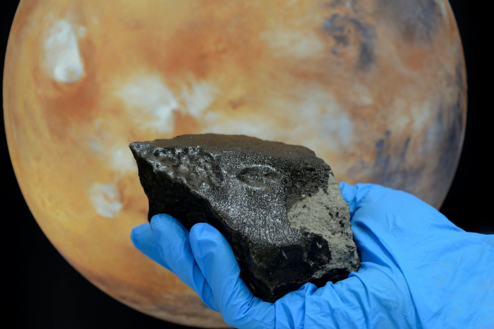 Una diversidad de compuestos orgánicos reveló el Meteorito marciano caído en Marruecos