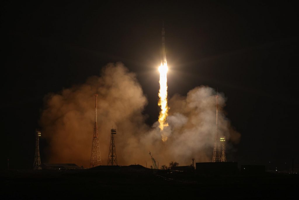 (+Video) Así fue el despegue de Soyuz MS-23 rumbo a la EEI
